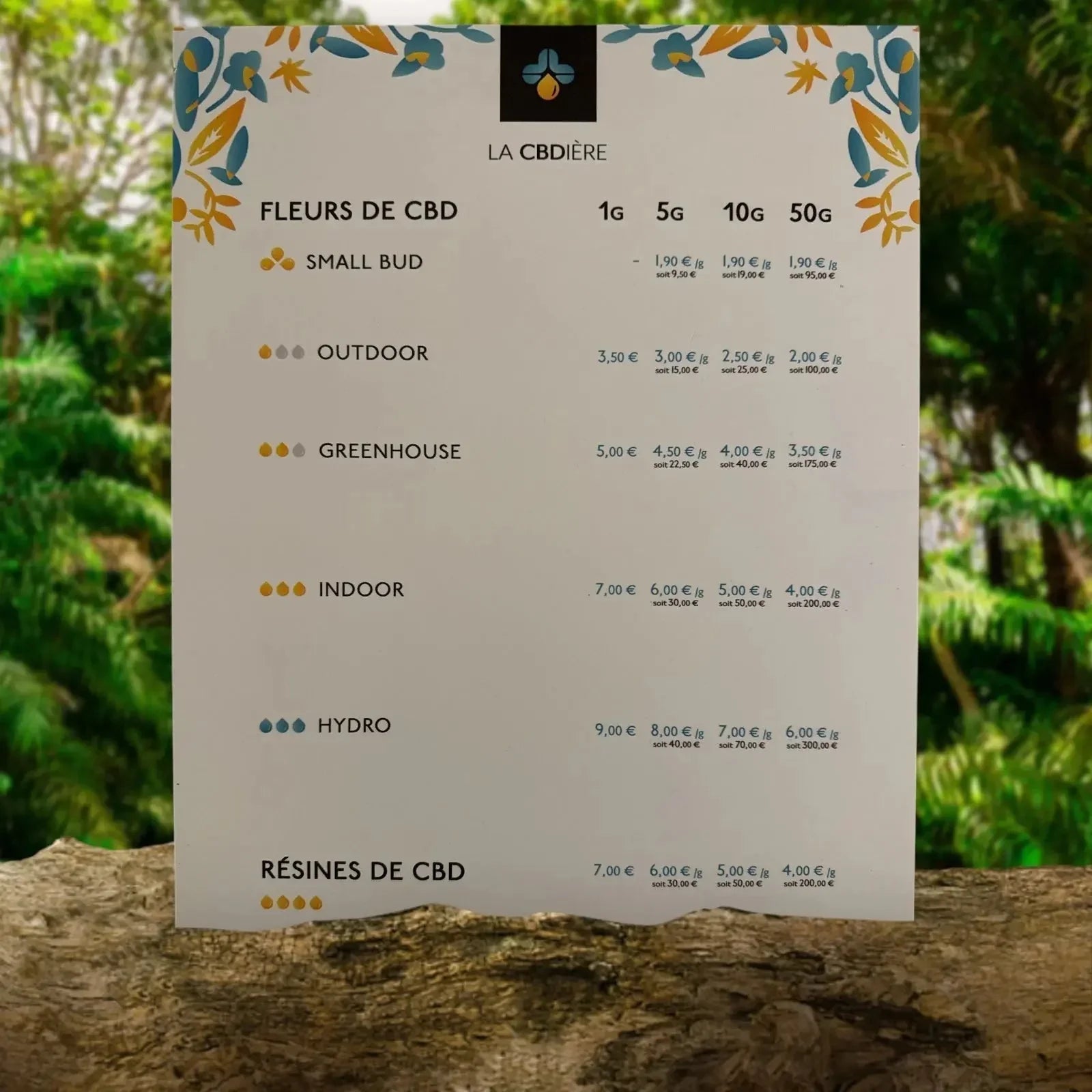 FLEURS DE CBD LA CBDÈRE
