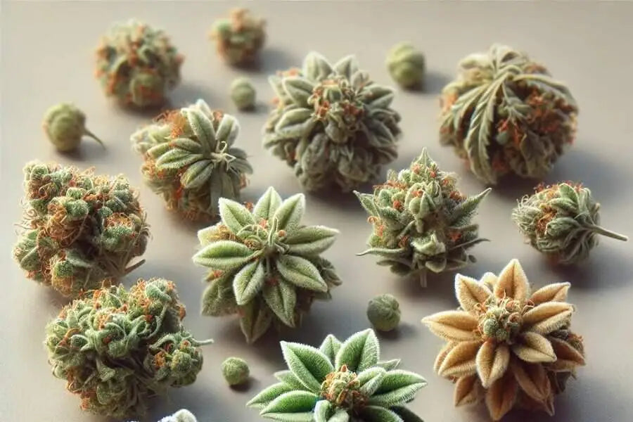 Fleurs de CBD Bubba Kush, Jack Herrer, Orange Bud - La CBDière