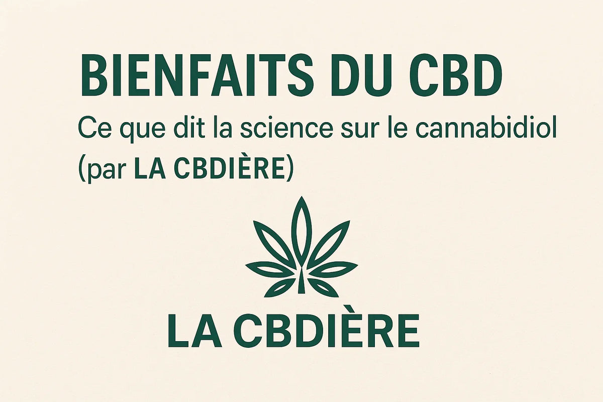 Bienfaits du CBD : Ce que dit la science sur le cannabidiol par LA CBDIÈRE