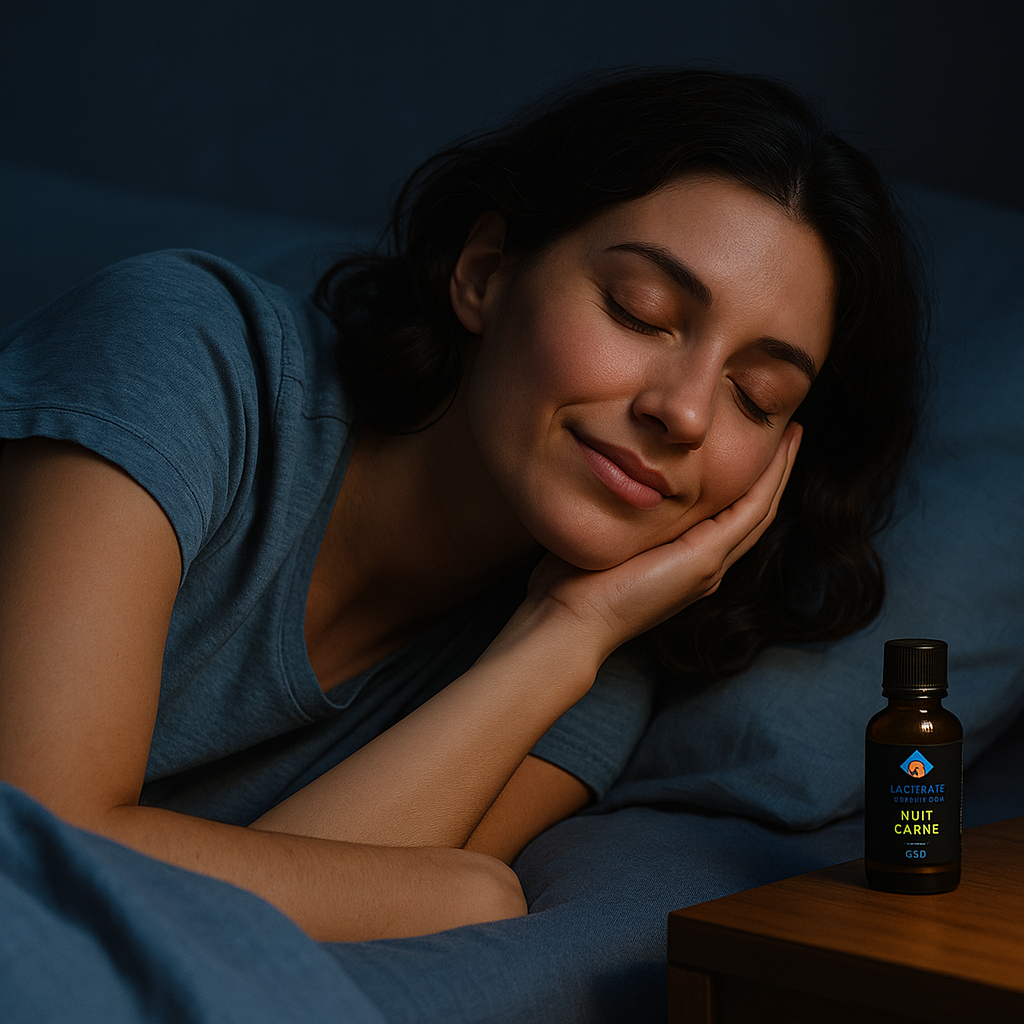 Huile CBD Nuit Calme LA CBDIÈRE : une huile CBD sommei