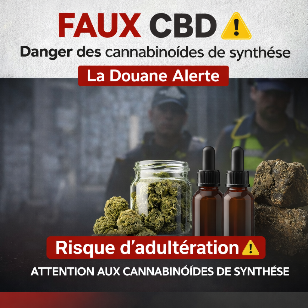 faux cbd danger cannabinoides de synthese fleurs cbd huiles cbd resines cbd france produit non conforme