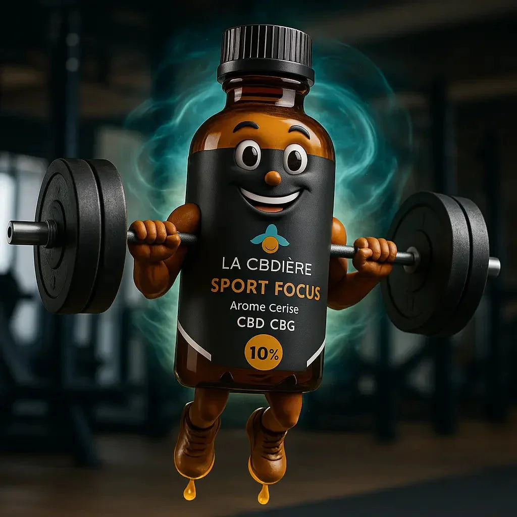 HUILE CBD CBG SPORT FOCUS LA CBDIÈRE
