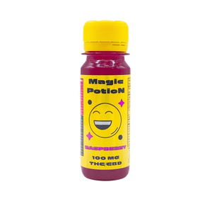 Sirop 60 ml / 100 mg CBD & THC saveur Framboise - Magic Potion - Spliff LA CBDIÈRE