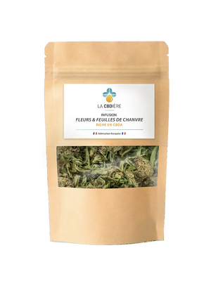 TISANE RELAXANTE - FLEURS DE CHANVRE - La CBDIÈRE
