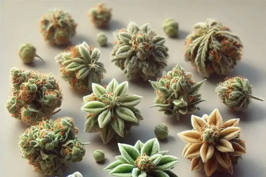 Fleurs de CBD Bubba Kush, Jack Herrer, Orange Bud - La CBDière