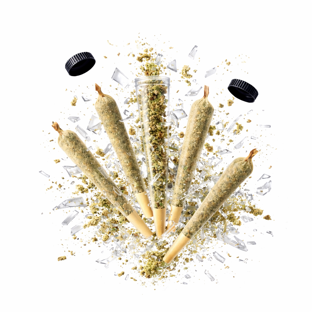 Joints pré-roulés CBD sans tabac LA CBDIÈRE – sélection premium Amnesia, OG Kush et Super Skunk