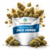 Fleur de CBD Jack Herer LA CBDIÈRE, fleurs de chanvre CBD premium Jack Herer, grosses têtes résineuses riches en CBD, visuel produit officiel, qualité supérieure et légale en France