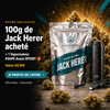 Fleur de CBD Jack Herer 100g LA CBDIÈRE avec vaporisateur XVAPE Avant offert