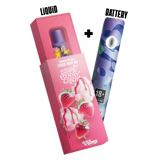 Pack Puff Vibes 2000MG + Cartouche saveur Strawberry Candy bonbon fraise